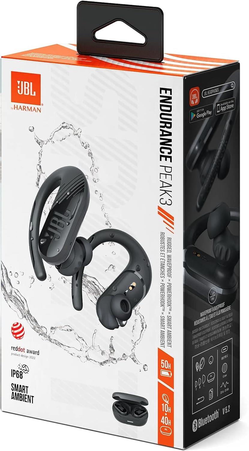 Jbl Endurance Peak 3 True Wireless IP68 Kulaklık - Siyah