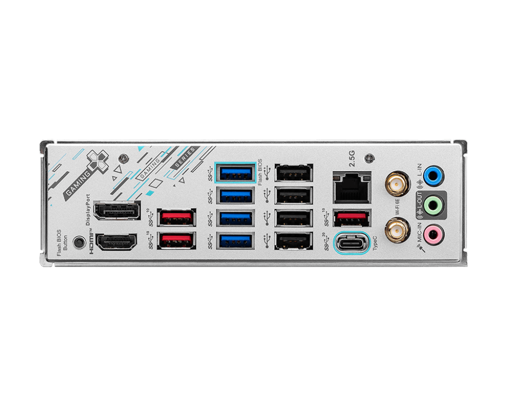 MSI MB X670E GAMING PLUS WIFI AM5 DDR5 7800MHZ(OC) 4x M.2 USB 3.2 HDMI DP 2.5G LAN AMD WIFI 6E ATX