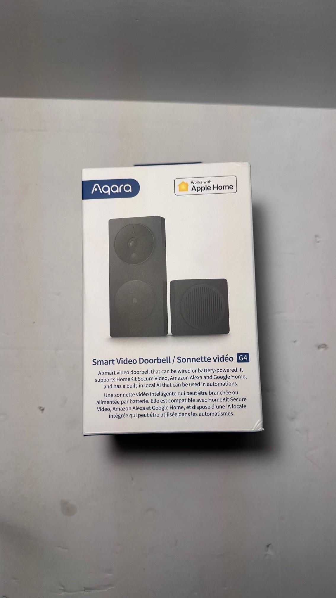 OUTLET Aqara Akıllı Görüntülü Kapı Zili G4 SVD-C03 (Apple Home Destekli)