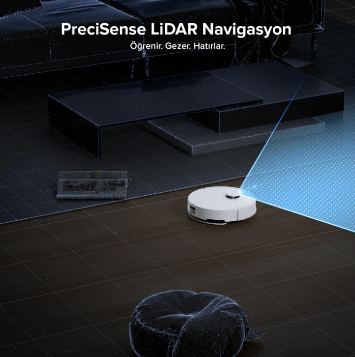 Roborock S8 Pro Akıllı Robot Süpürge - Beyaz