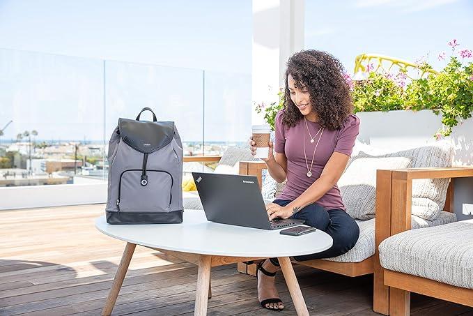 Targus 15'' Newport Drawstring Sırt Çantası - Gri