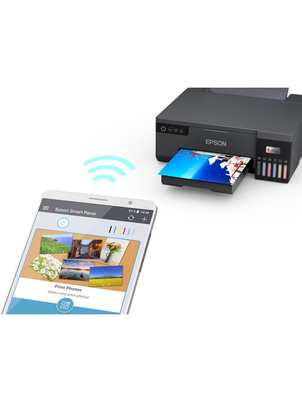 Epson EcoTank L8050 Renkli Tanklı Fotoğraf Yazıcısı - C11CK37403