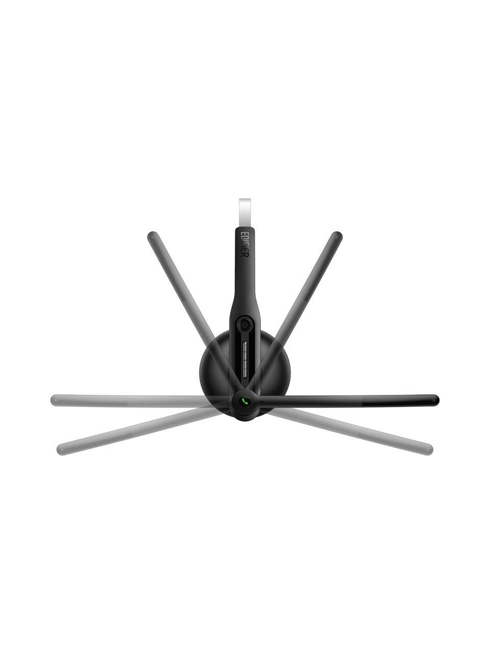 Edifier CC300 Bluetooth 6.0 Kablosuz Mono Çağrı Merkezi Kulaklığı – Usb-C Dongle, Aı Mikrofon Noise Cancelling, 36 Saat Konuşma - Siyah