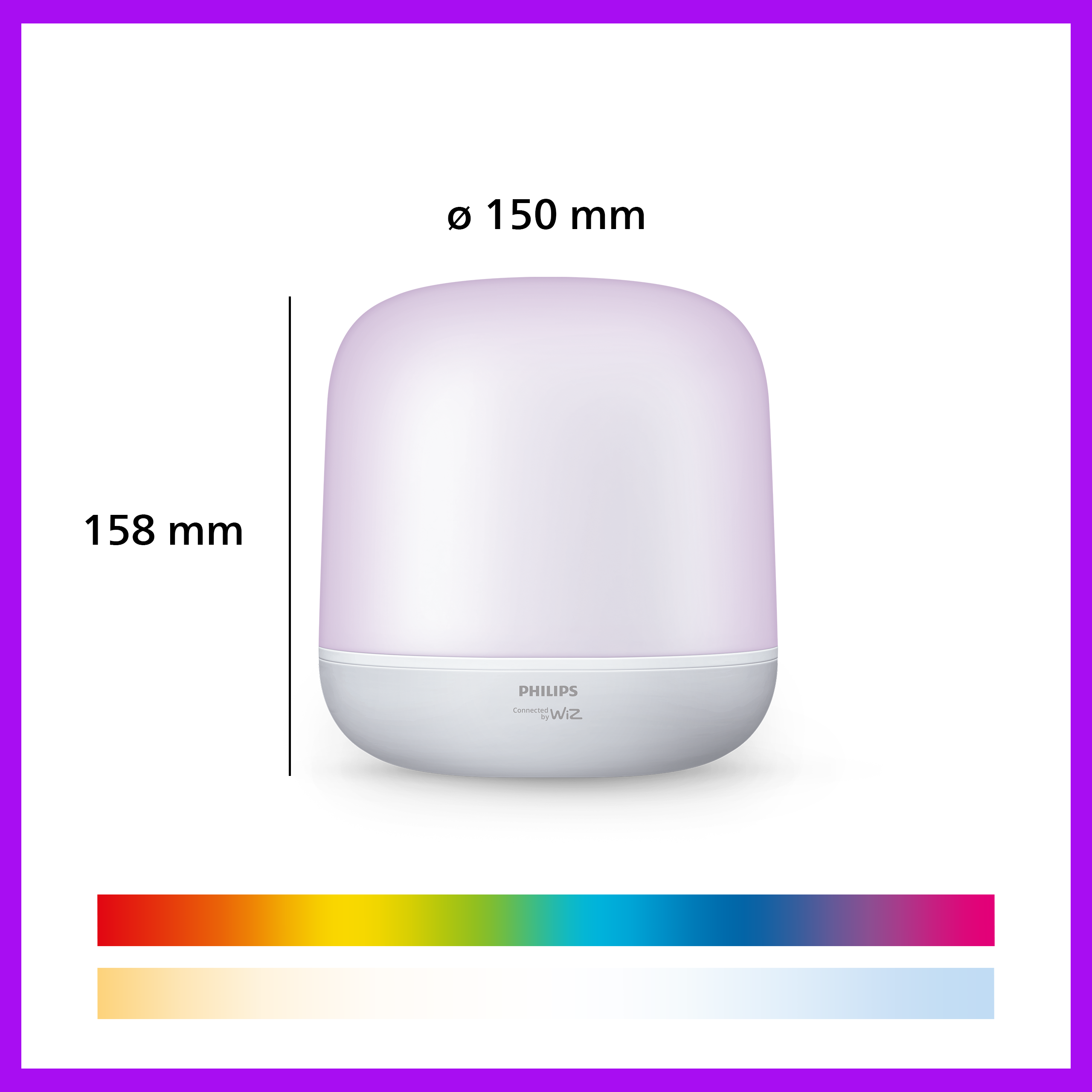 Philips Smart Lighting Hero Akıllı Masa Lambası (Type-C) - Google Home, Alexa, HomeKit ve Matter uyumlu