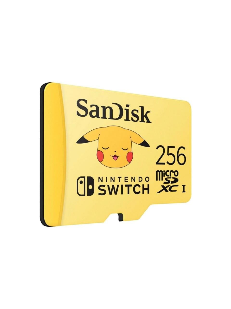 Sandisk Nintendo Switch Pokémon 256GB 100MB/S Microsdxc Lisanslı Hafıza Kartı SDSQXAO-256G-GN6ZK