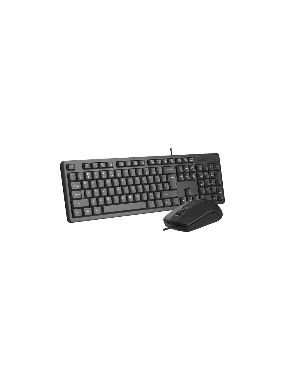 A4-Tech KR-3330S Silent Kablolu Klavye Mouse Seti