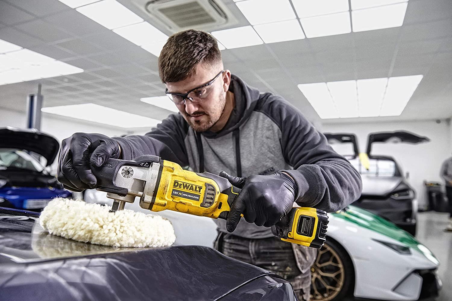 Dewalt DCM849P2 Akülü Polisaj Makinası Kömürsüz Motor