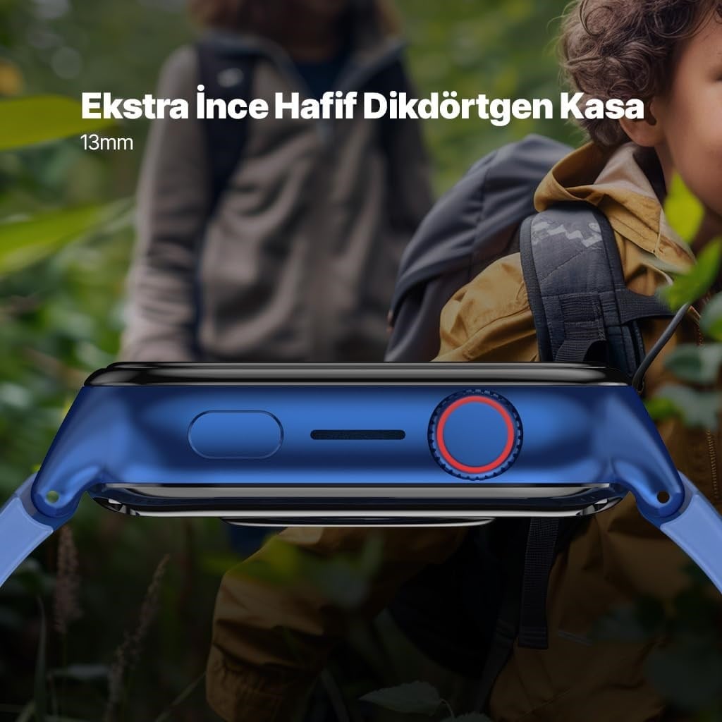 Ttec Kidi Pro AMOLED Ekranlı GPS 4G Sim Kartlı Akıllı Çocuk Saati Okyanus Laciverti 2KSW03