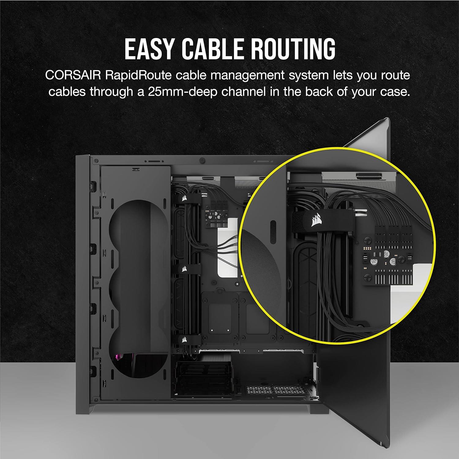 Corsair iCUE 5000D RGB AIRFLOW Mid-Tower Case Siyah CC-9011242-WW