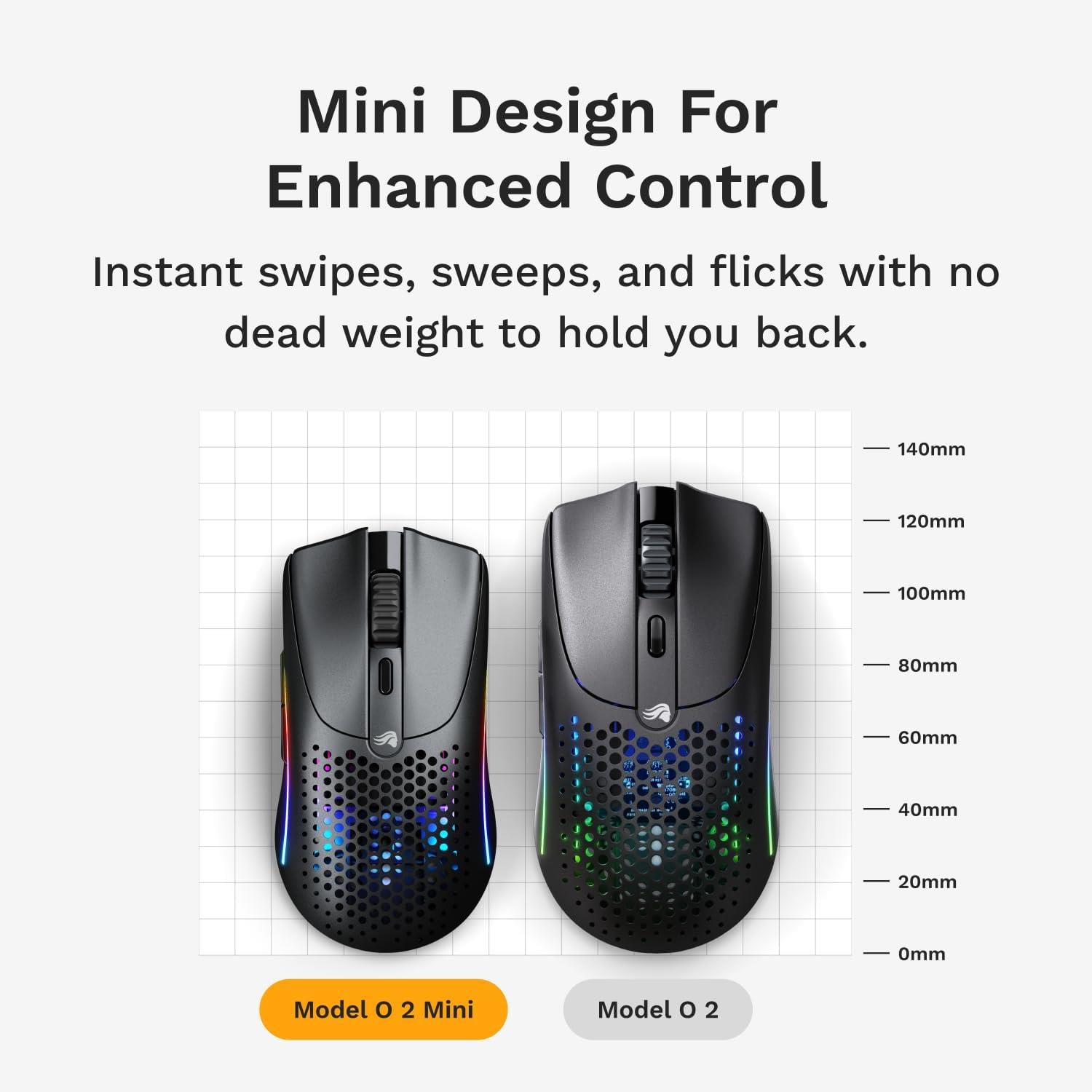 Glorious Model O 2 Mini Kablosuz Siyah Gaming Mouse