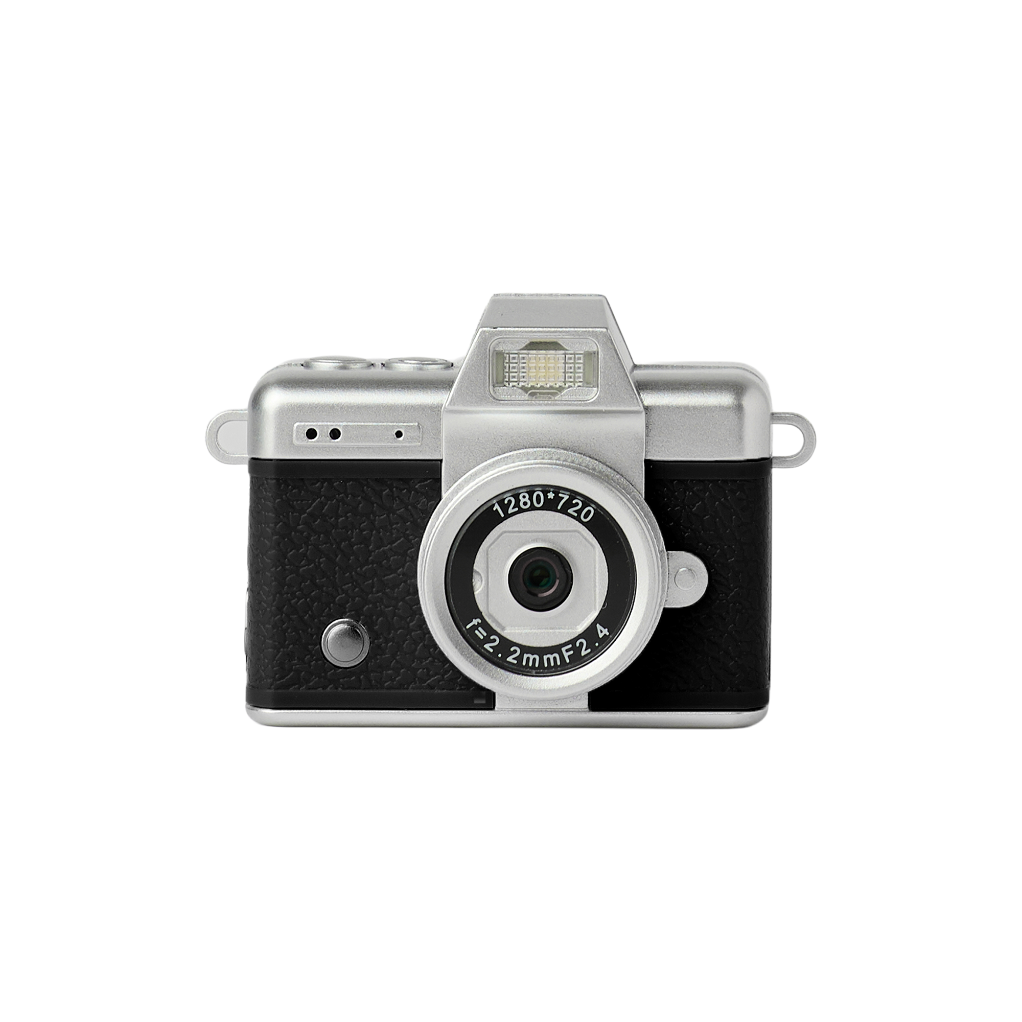 Acton Picco Flex Flip Ekranlı Retro Photo Kamera - Siyah