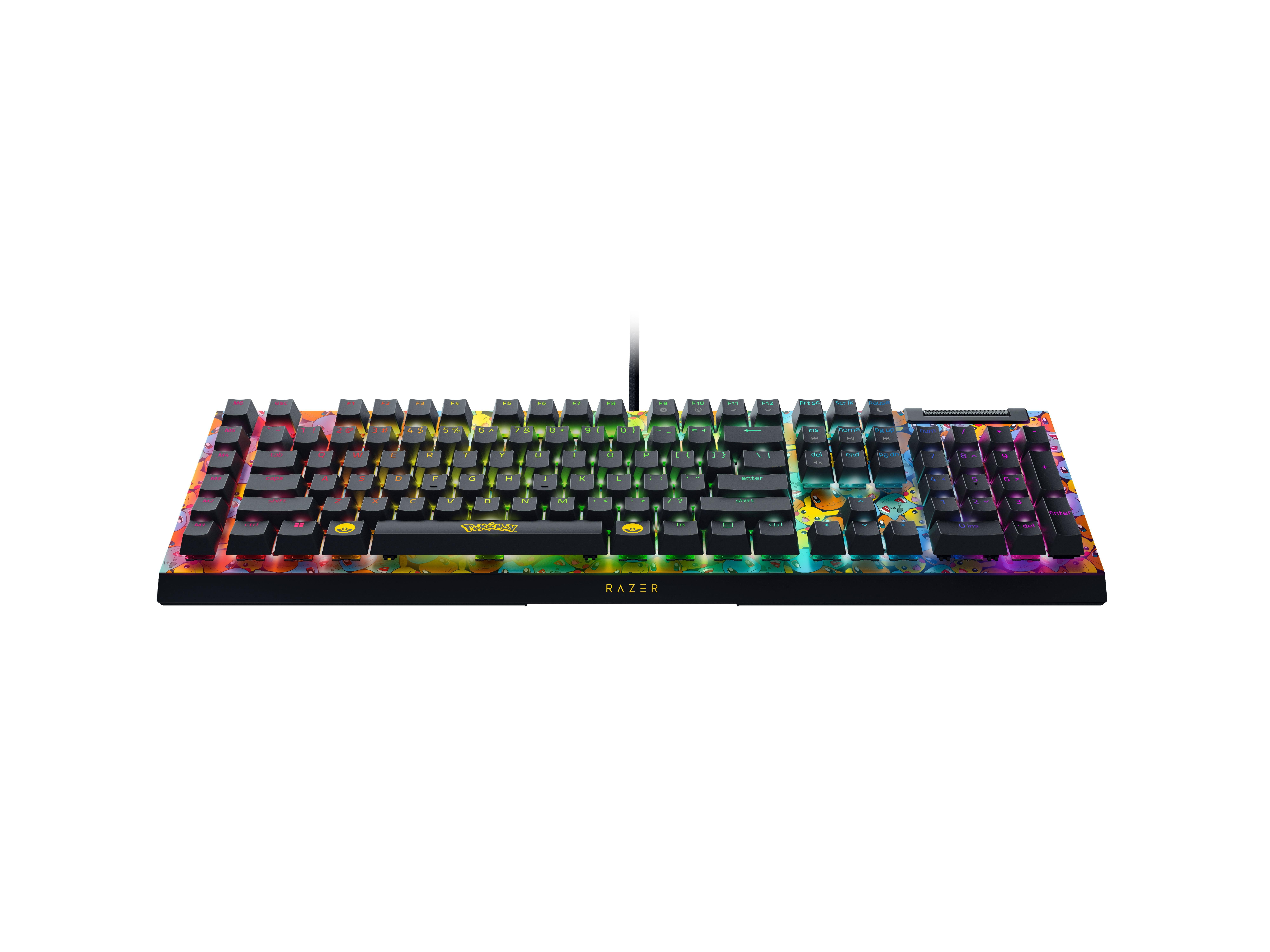 Razer Blackwidow V4 X (Green Switch) - Pokemon Kanto Starters Edition - Us Layout Klavye RZ03-04704200-R3M1