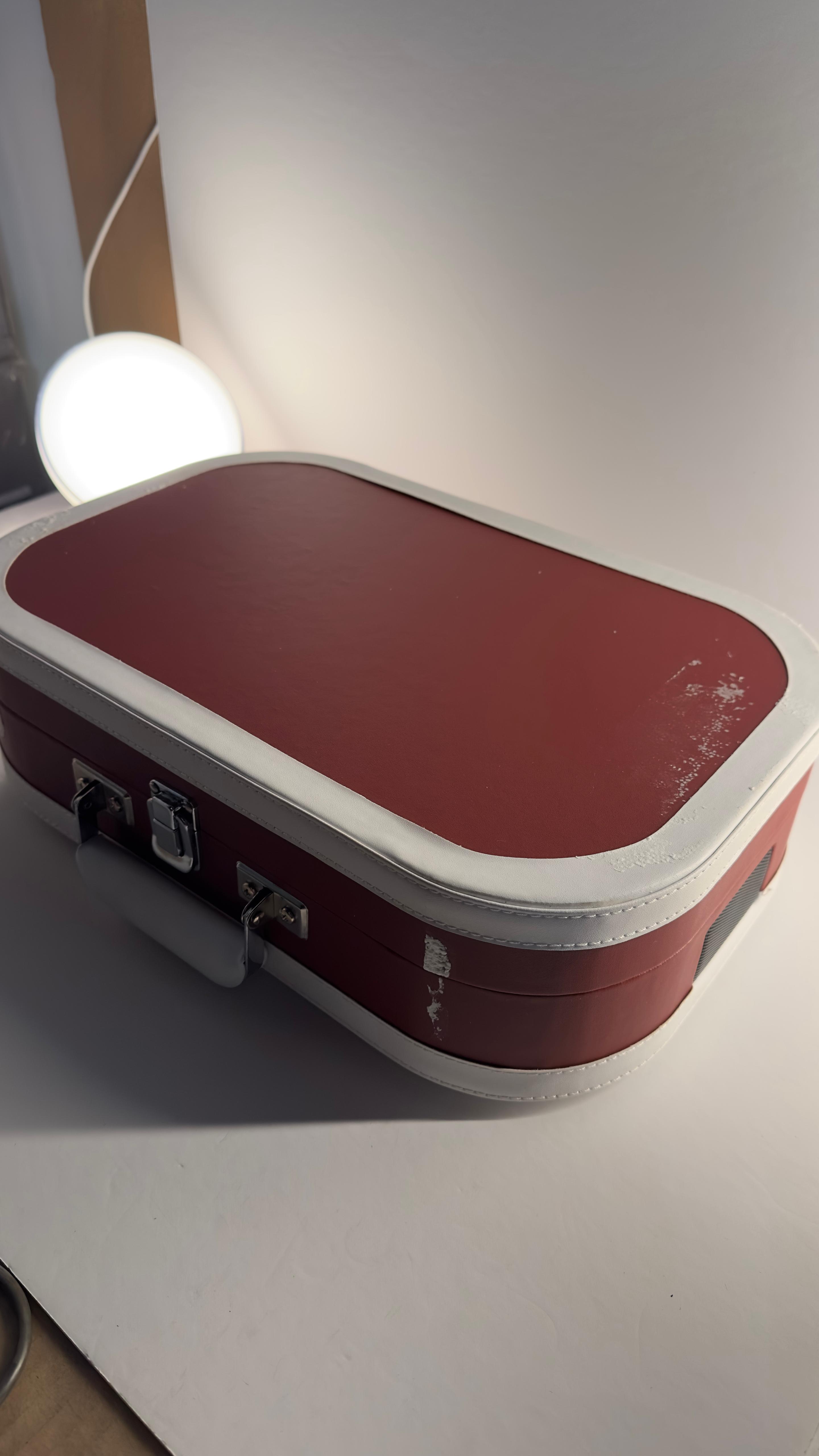 OUTLET Mikado Nostalgia MN-101 Pikap Mercan Rengi Usb+RCA+Bluetooth Destekli Müzik Kutusu