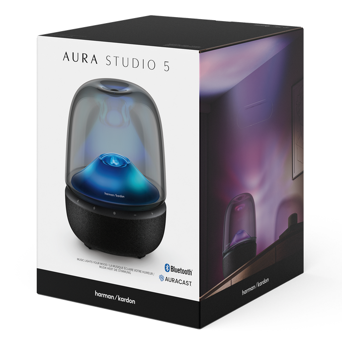 Harman Kardon AuraStudio 5, Bluetooth Hoparlör, Siyah
