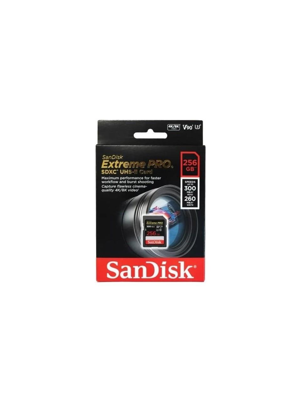 SanDisk Extreme Pro SDSDXDK-256G-GN4IN 256 GB SDXC UHS-II U3 V90 Hafıza Kartı