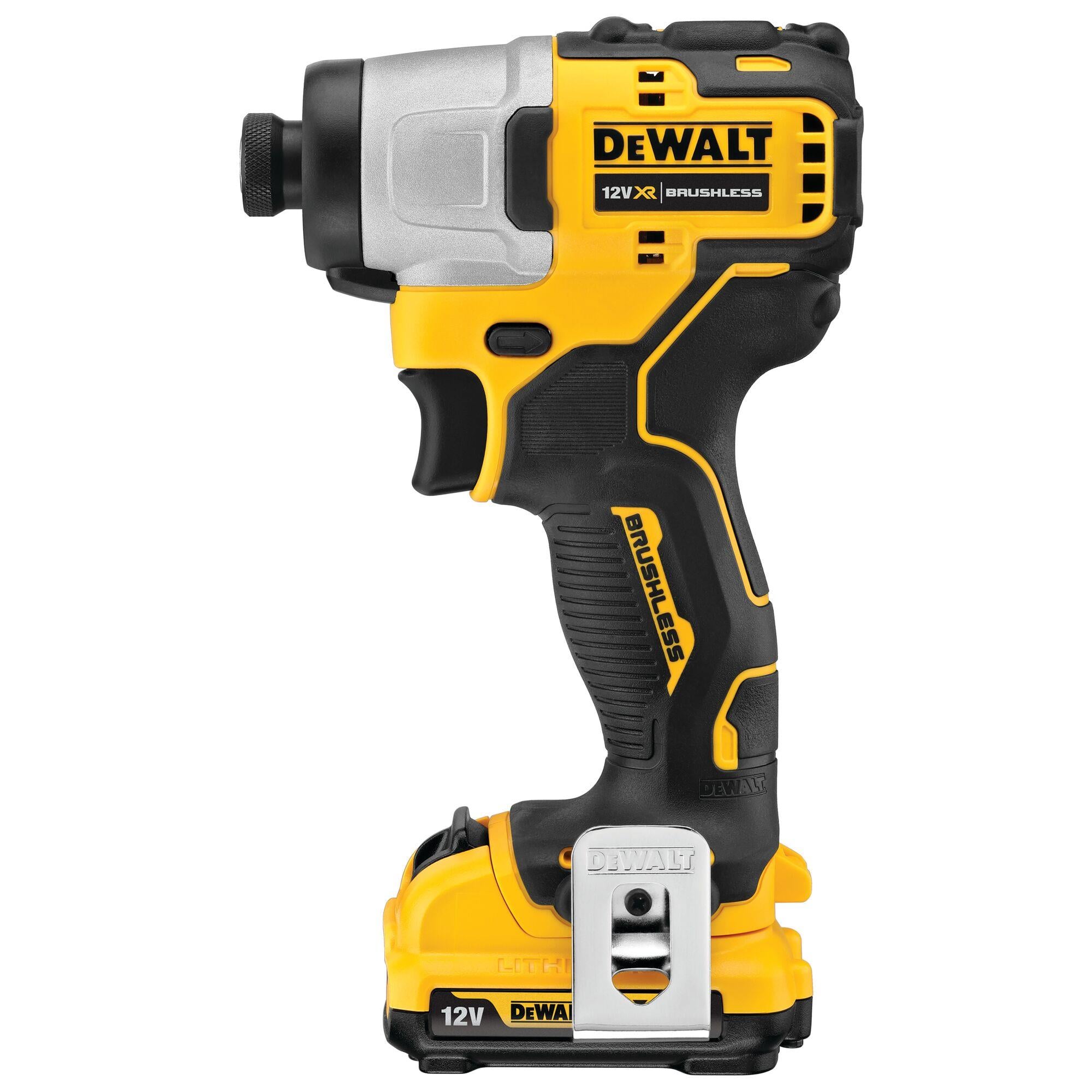 Dewalt 12V 2.0AH Kömürsüz Çift Akülü Darbeli Vidalama Makinesi - DCF801D2-QW