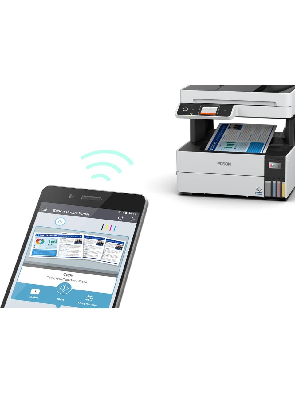 Epson Ecotank L6490 Wi-Fi/Tarayıcı/Fotokopi/Faks Renkli Çok Fonksiyonlu Tanklı Yazıcı