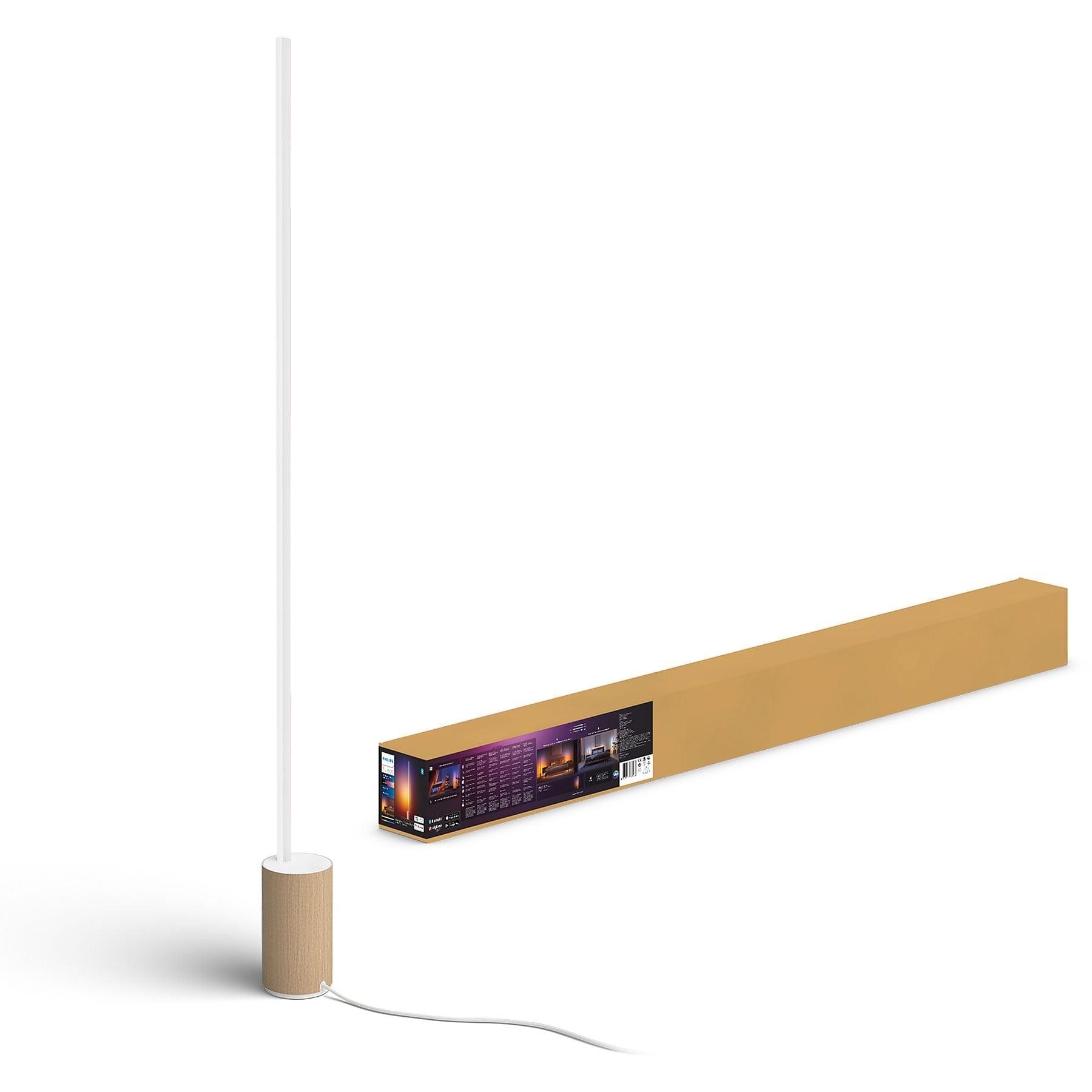 Philips Hue Gradient Signe Zemin Işığı - Meşe
