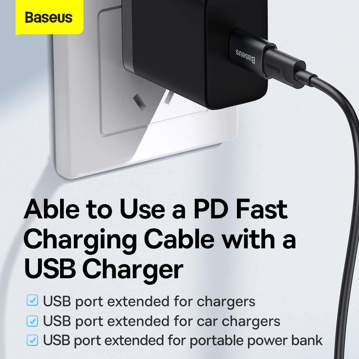 Baseus Ingenuity Mini OTG Adaptör USB 3.1 to Type-C-Siyah