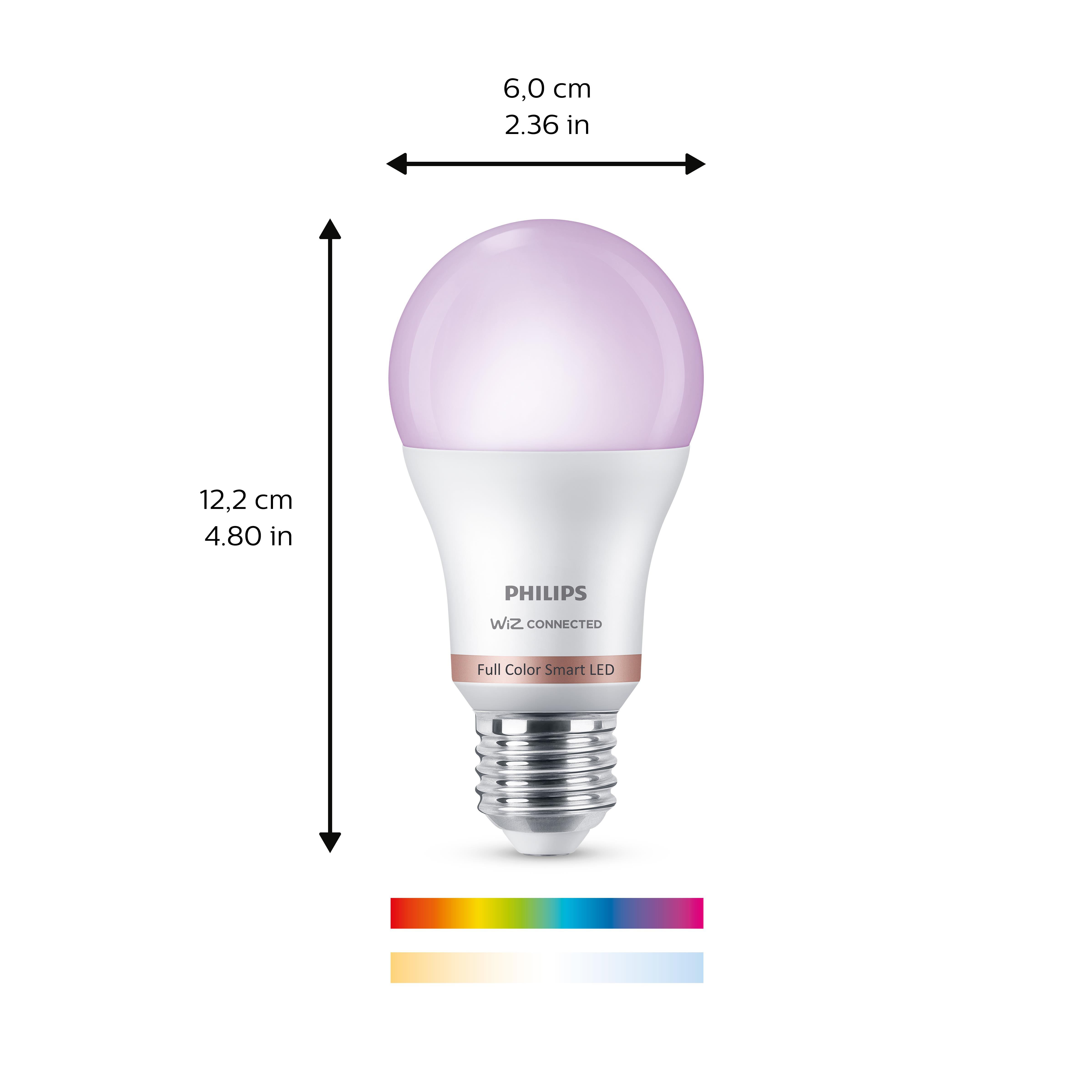 Philips WiZ E27 60W LED Cool white, RGB & warm white A60 Akıllı Ampul