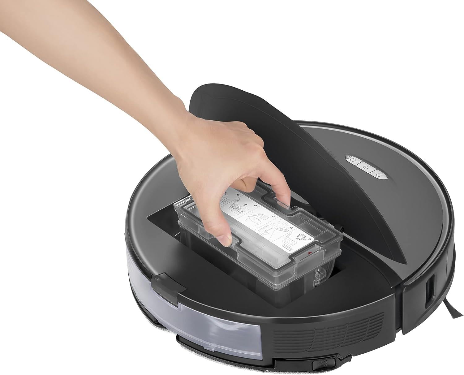 Roborock S8 Sonic Mopping Akıllı Robot Süpürge - Siyah