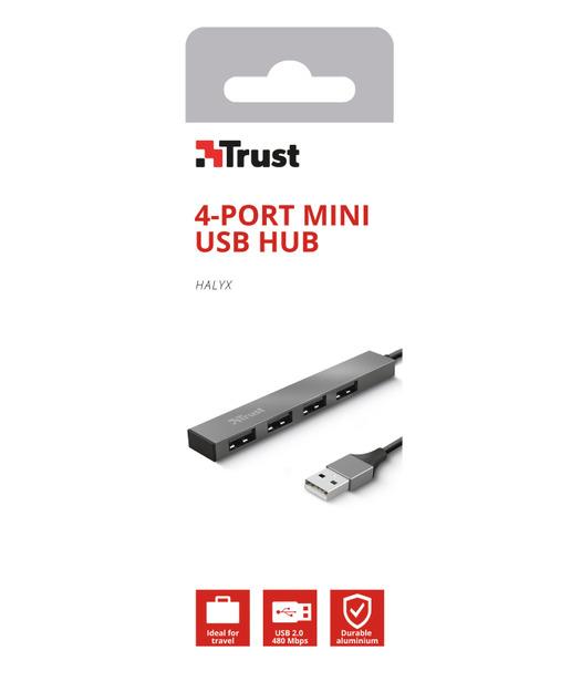 Trust 23786 HALYX 4-PORT MINI USB HUB