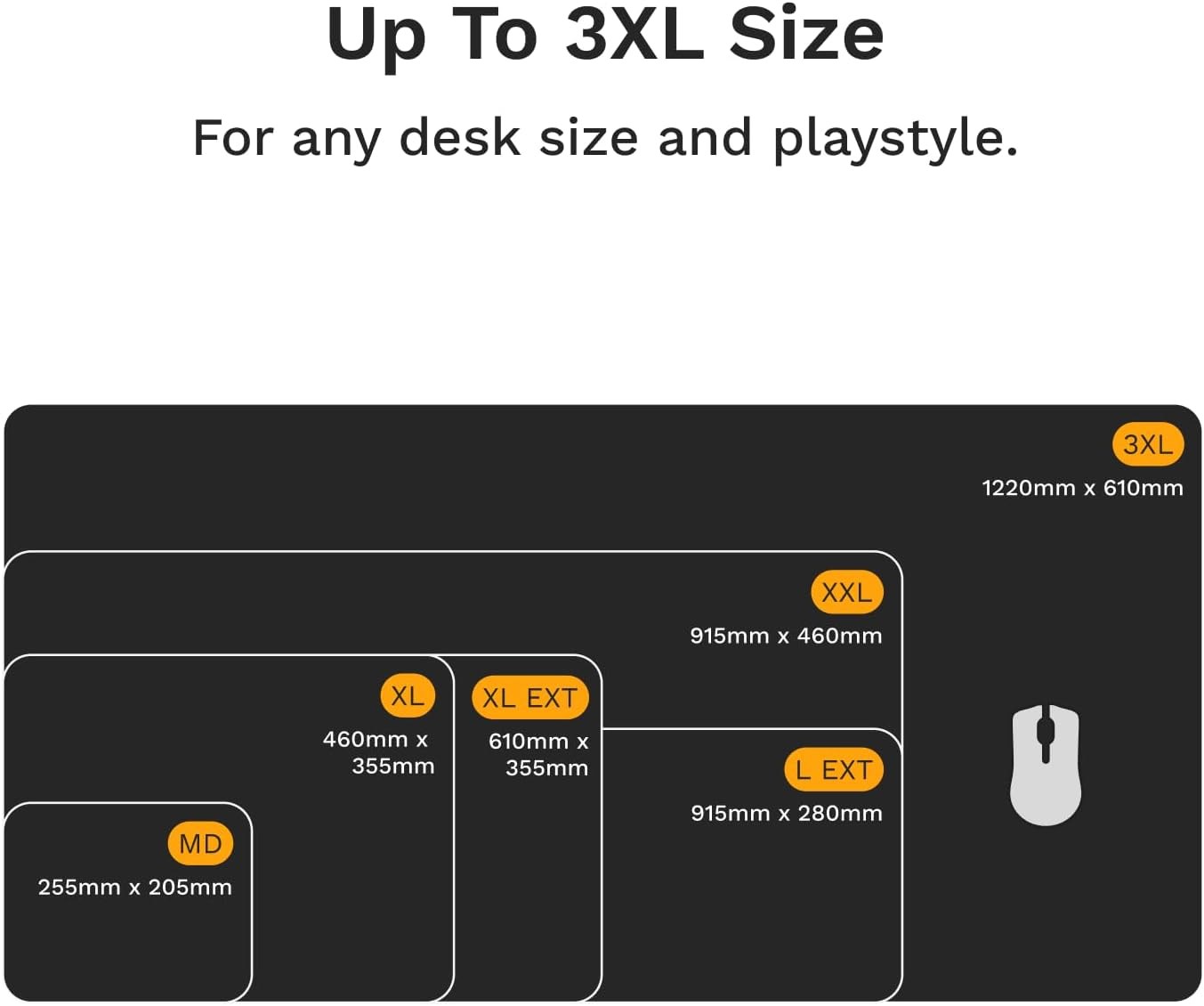 Glorious Mouse Pad 2 Geniş Uzun Siyah