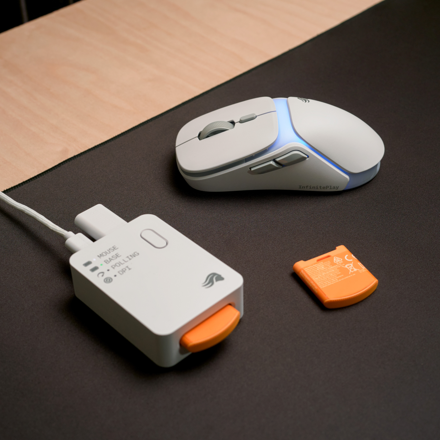 Glorious Model O3 Kablosuz RGB Ultralight 30000 DPI Gaming Mouse -Mat Beyaz