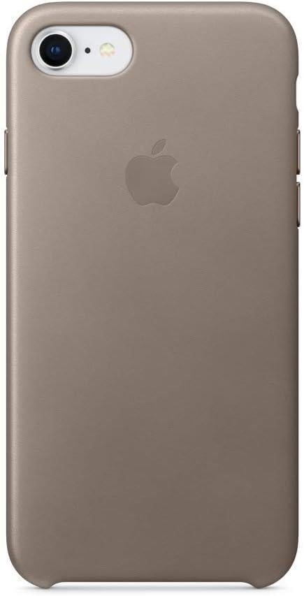 Apple iPhone 8 - 7 Deri Kılıf Vizon Grisi