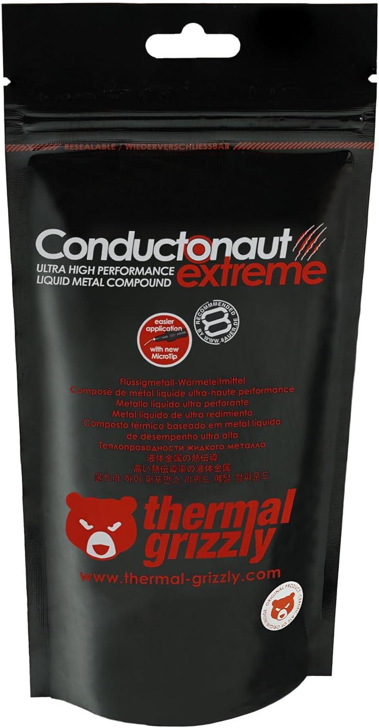 Thermal Grizzly Conductonaut Extreme Likit Metal 5gr 73W Yüksek Performanslı Termal Macun
