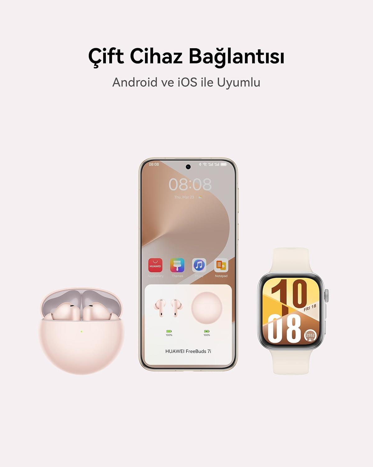 Huawei FreeBuds 7i Bluetooth Kulaklık, Beyaz