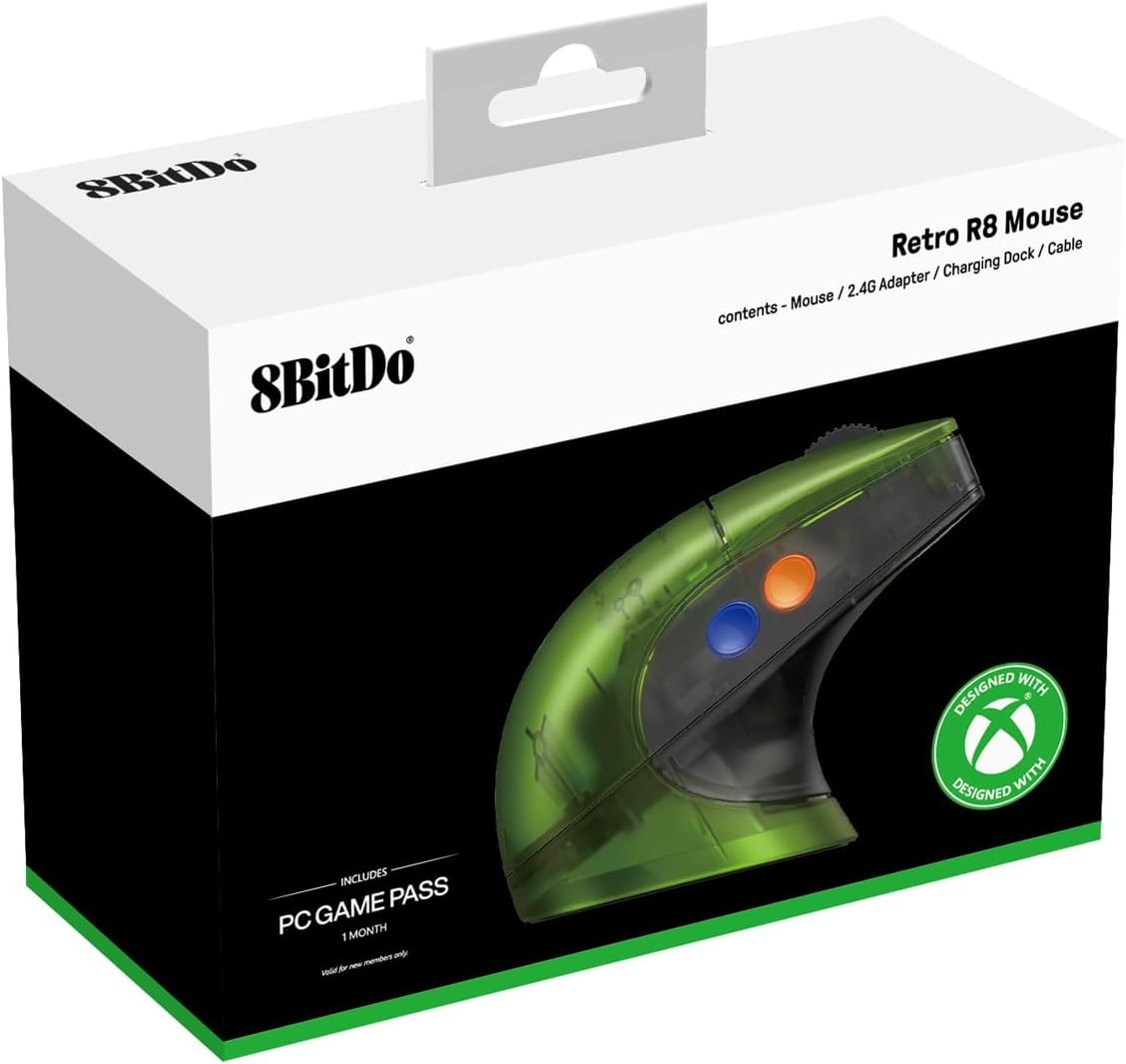 8BitDo R8 Xbox Edition Kablosuz Mouse