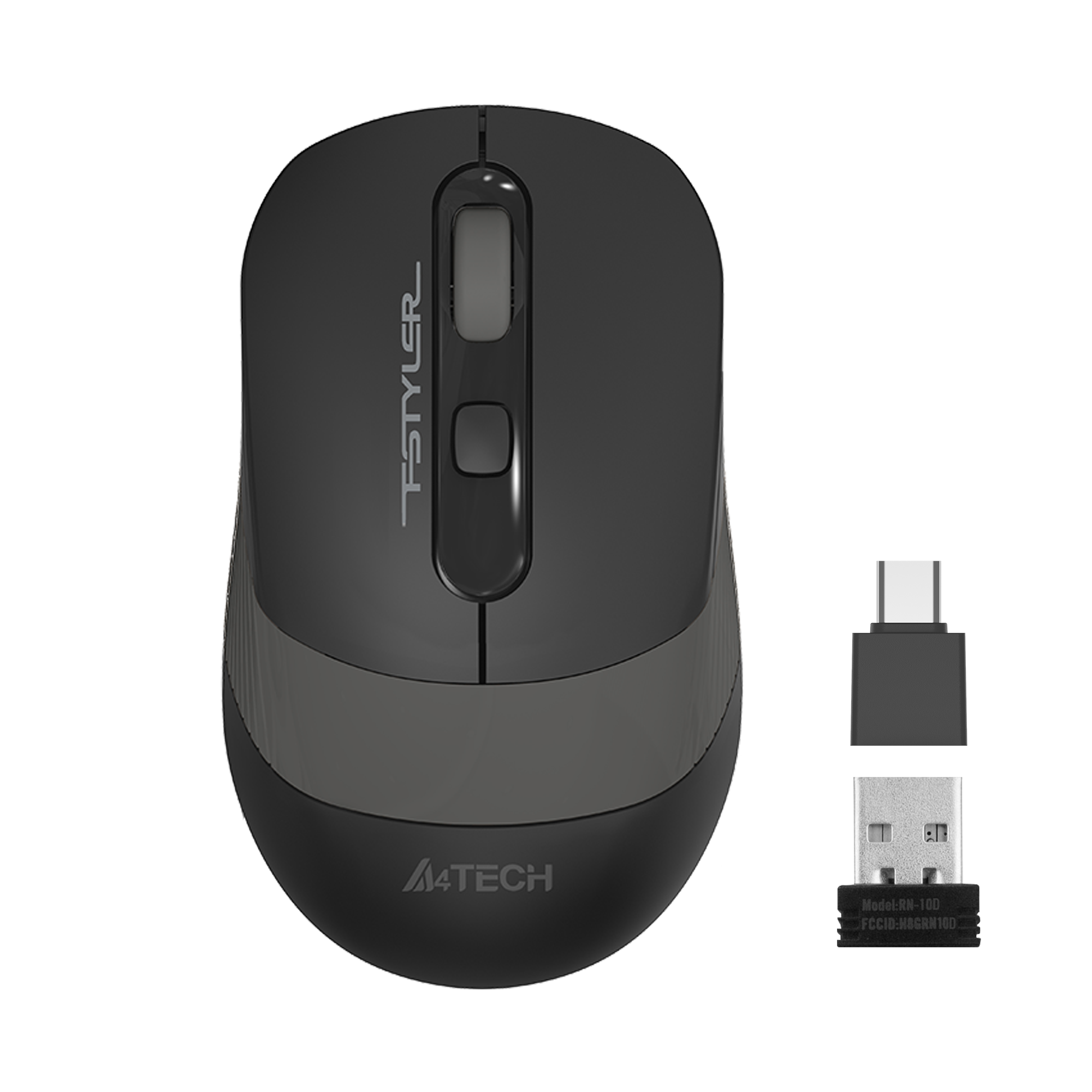 A4-Tech FG10CS Air2 Siyah Şarj Edilebilir 2K DPI Sessiz Kablosuz Optik Mouse