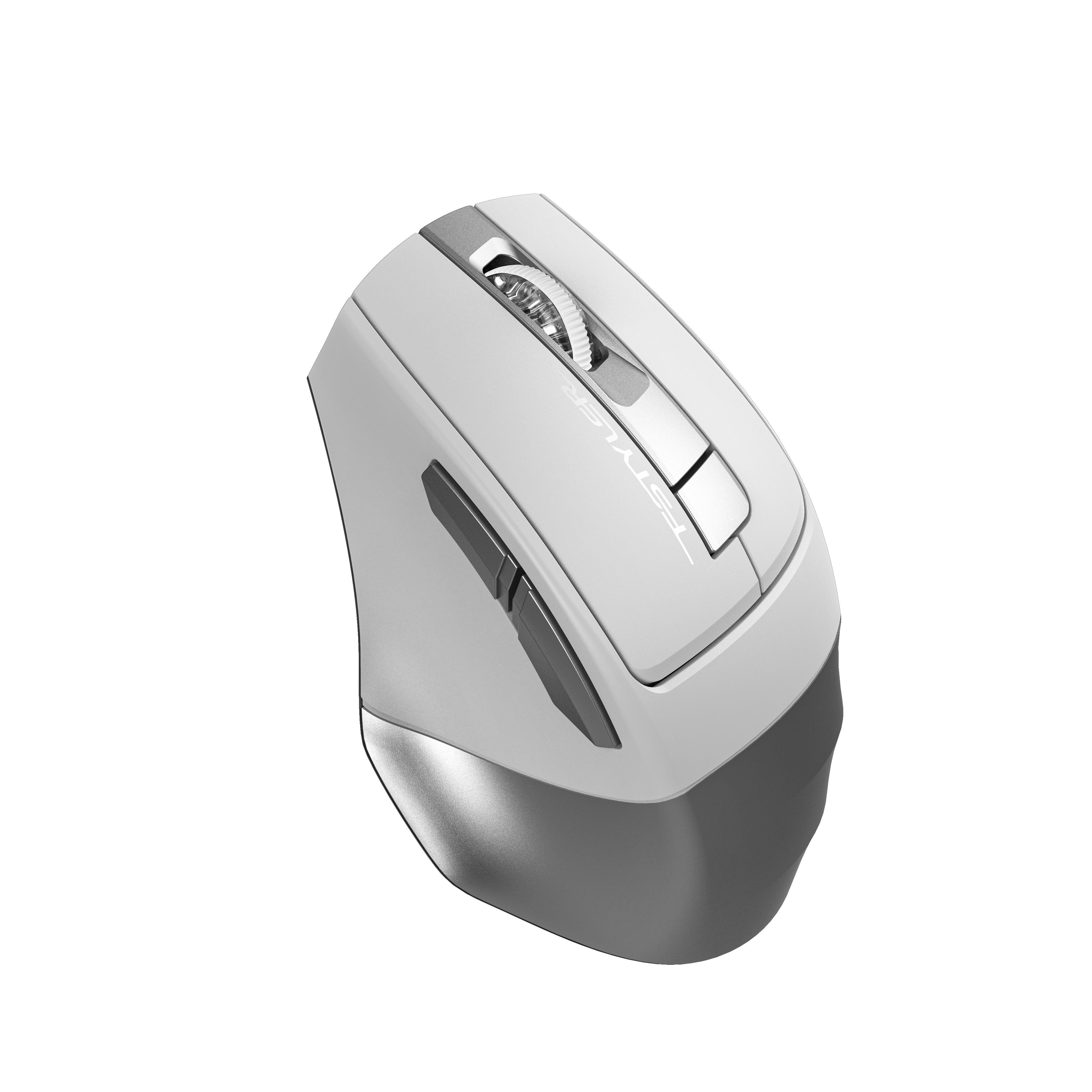 A4-Tech FB35C Beyaz Şarj Edilebilir Bluetooth Optik Mouse 2400 DPI