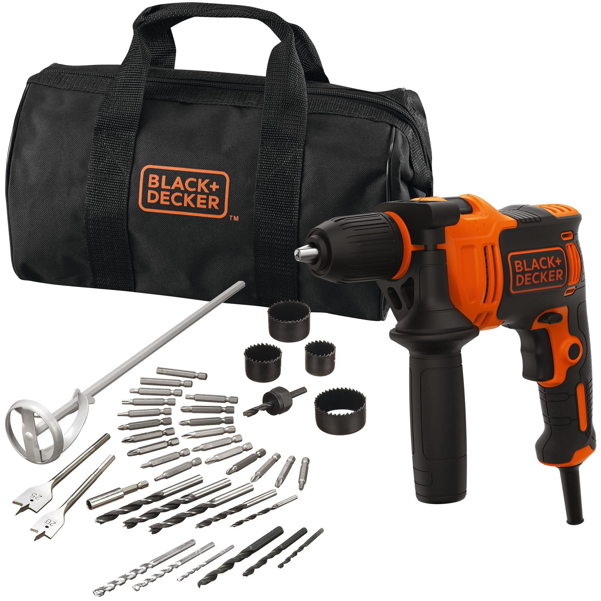 Black&Decker BEH710SA40-QS 710 Watt 13mm Darbeli Matkap Seti 