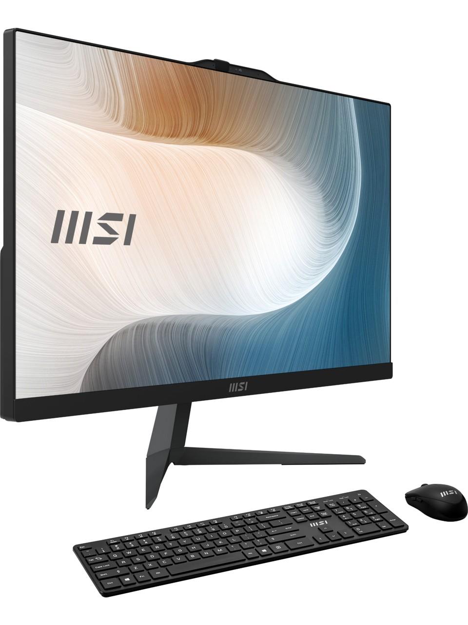 MSI MODERN AM242 12M-1896XTR 23.8 FHD 16:9 (1920X1080) I5-1235U 8GB DDR4 500GB SSD FDOS SIYAH AIO PC