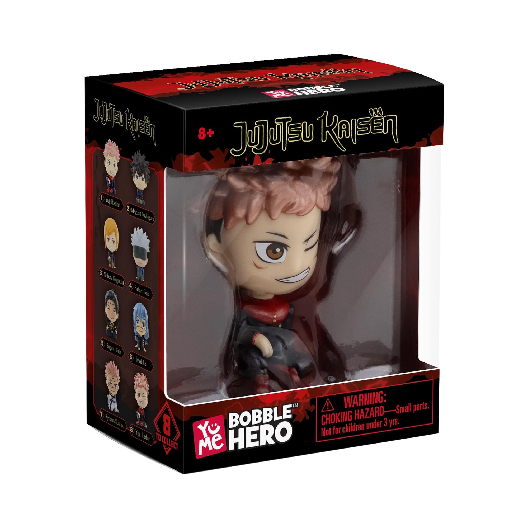 Yume Jujutsu Kaisen Bobble Hero Window Box Yuji Itadori (Winking)