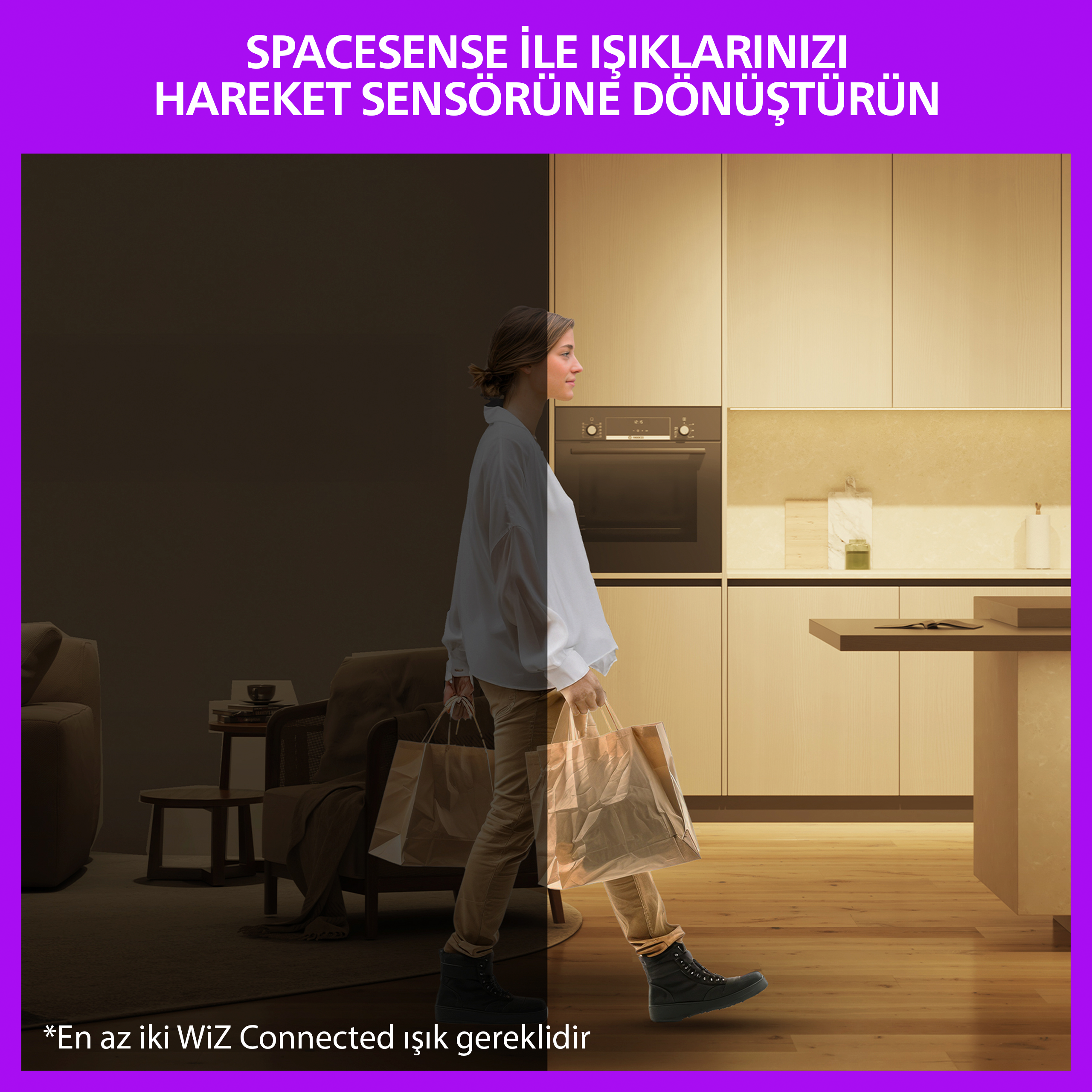 Philips Smart Lighting LED Ampul A60 E27 100W Eşdeğer RGB - Google Home, Alexa, HomeKit ve Matter uyumlu