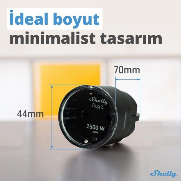 Shelly Plus Plug S Akıllı Priz