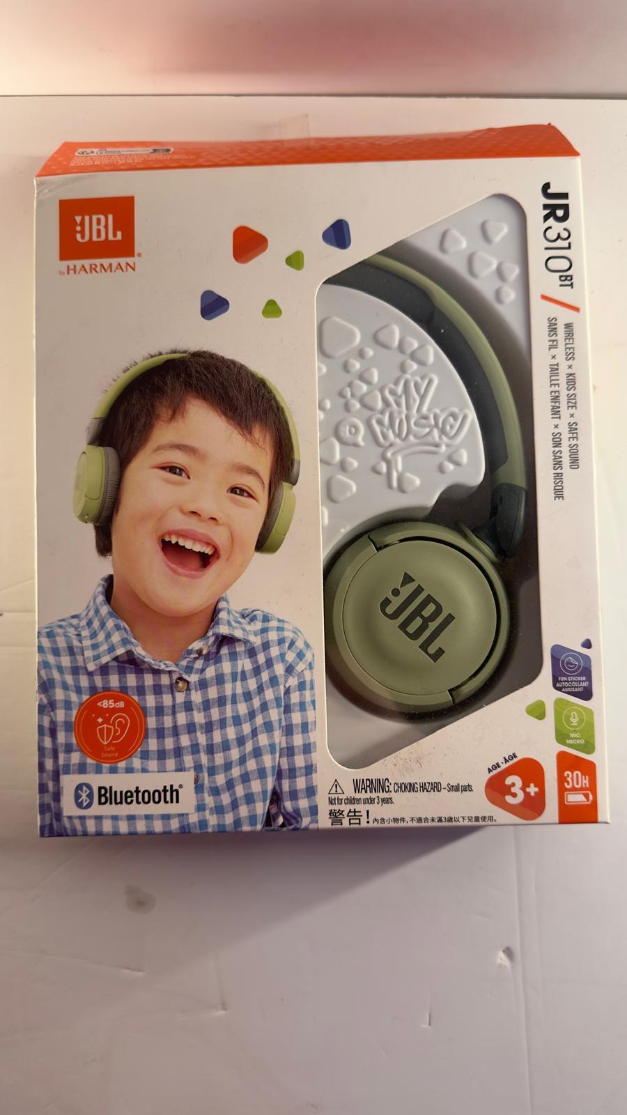OUTLET JBL JR310BT Bluetooth Çocuk Kulaklığı, Yeşil