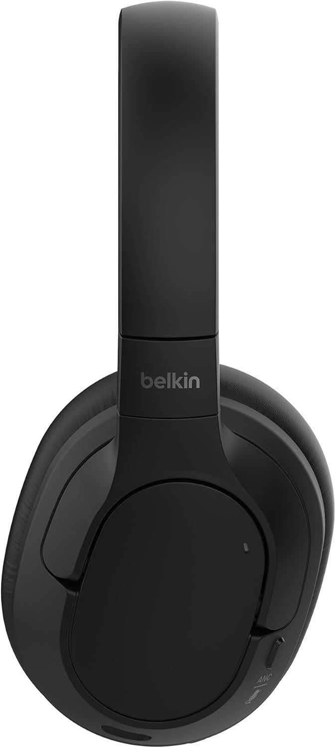 Belkin SoundForm Isolate Noise Cancelling Kablosuz Bluetooth kulaklık, Siyah