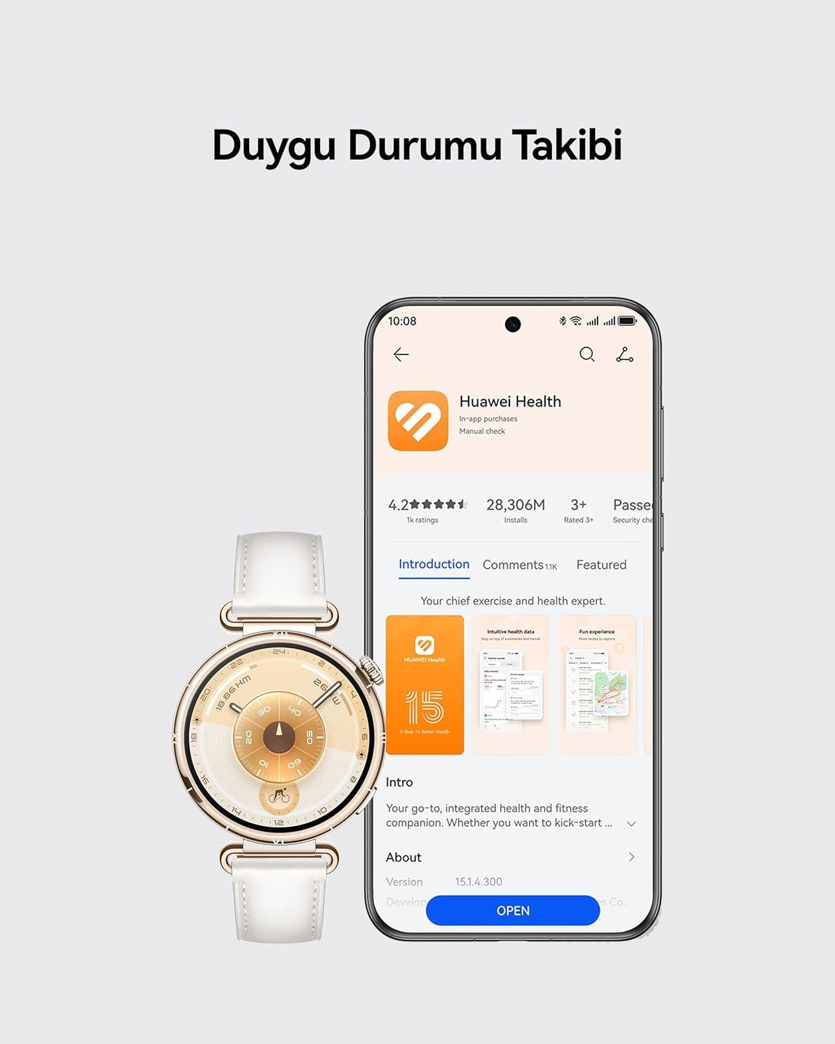 Huawei Watch GT 6 41 MM Akıllı Saat - Mor 