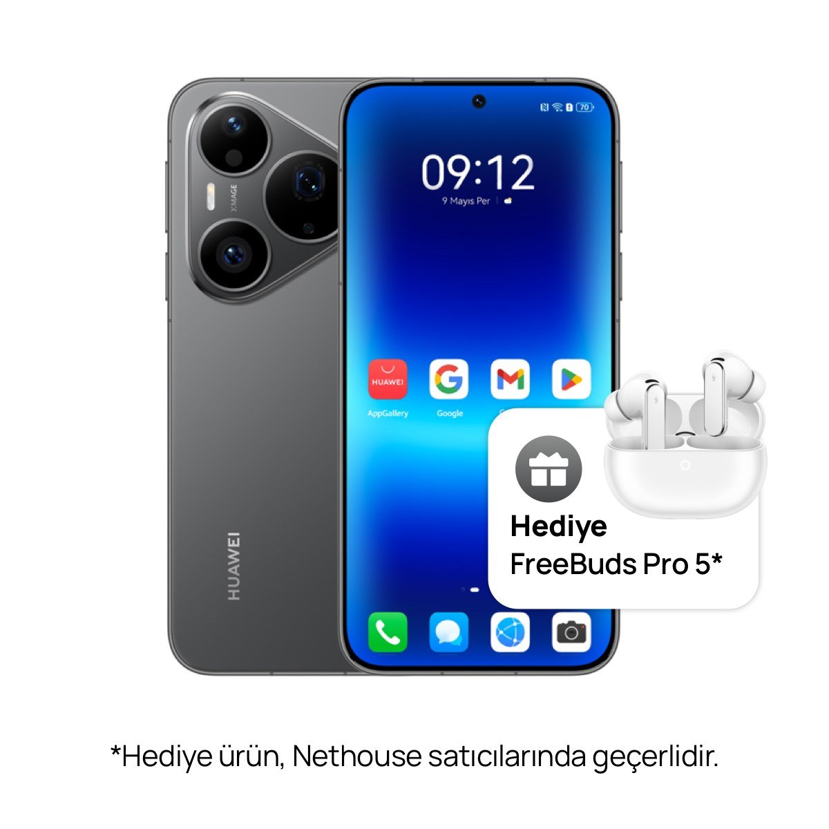 Huawei Pura 90s Pro Akıllı Telefon 12+256 GB, Siyah