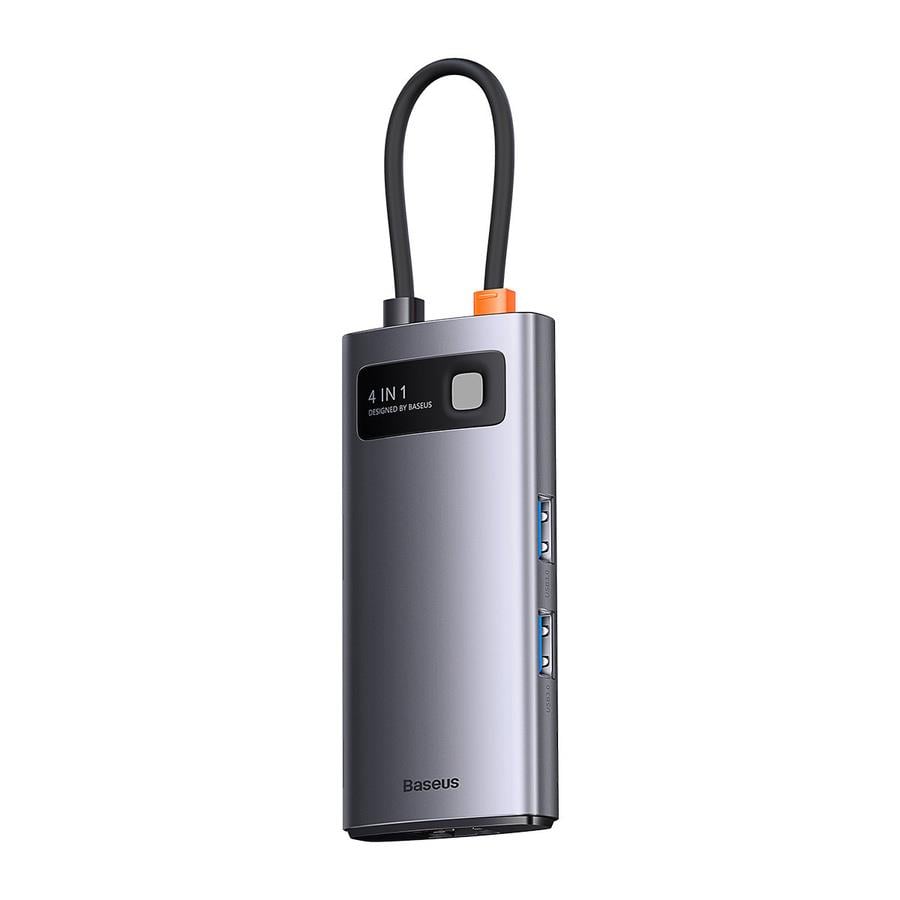 Baseus Metal Gleam 4-in-1 Type-C Dock Station 3 X USB 3.2 GEN. 1 / RJ45 (WKWG070113)