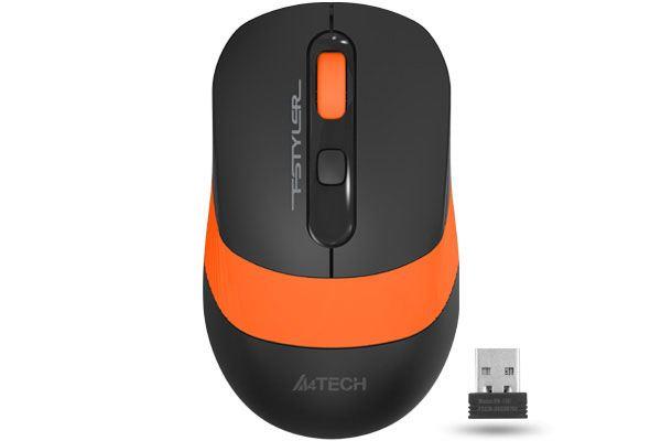 FG10 Kablosuz Optik Nano 2000DPI Siyah Turuncu Mouse