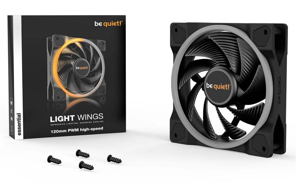 Be Quiet! Light Wings 120mm PWM Premium ARGB Kasa Fanı 4 Pin BL073