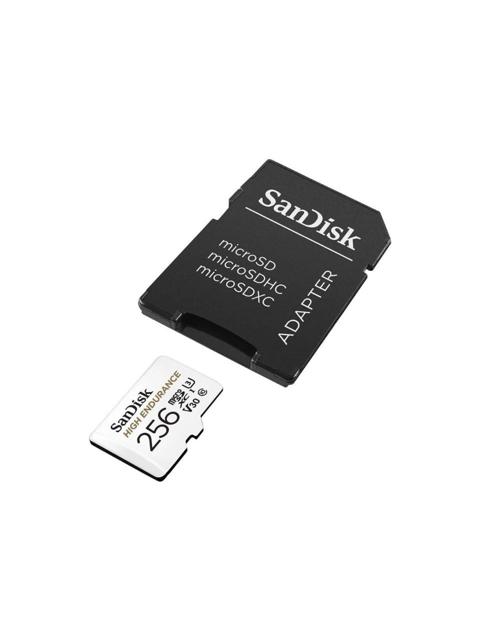 Sandisk High Endurance 256GB 100/40MB/s microSDXC C10 V30 Adaptörlü Hafıza Kartı SDSQQNR-256G-GN6IA