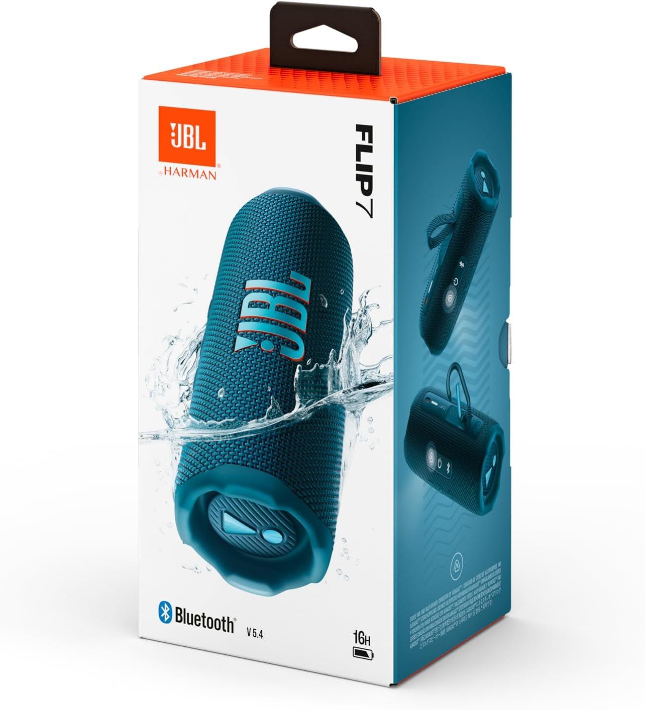 JBL Flip7 Bluetooth Hoparlör, IP67, Mavi