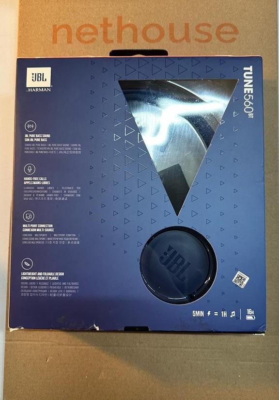 OUTLET JBL Tune 560BT Wireless Kulaklık, CT OE - Mavi