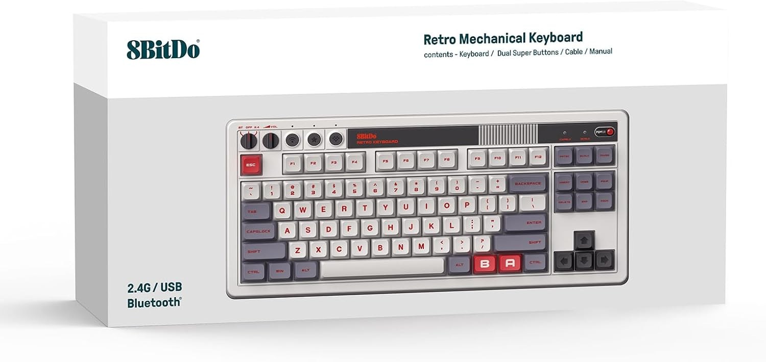 8BitDo Retro N Edition Mekanik Klavye